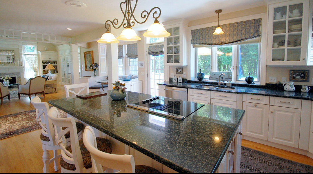 white and black kitchen